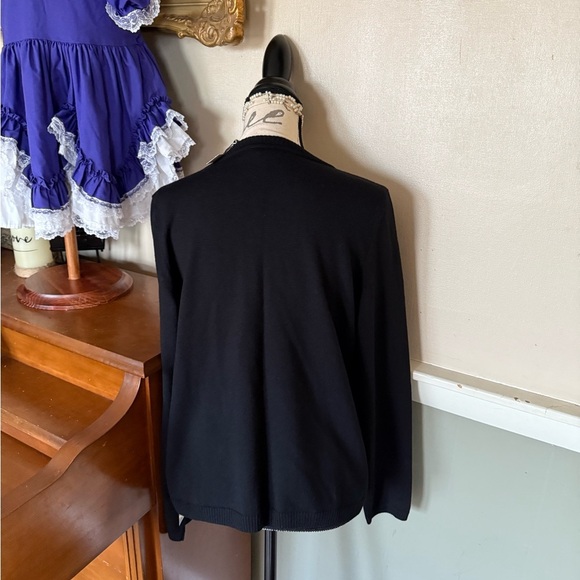 Talbots Black Cardigan Sweater NWT 129.00‼️FINAL SALE - Picture 5 of 9